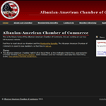 Temporary website for the Albanian-American Chamber of Commerce