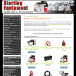Ecommerce website development for Starting Equipment in Michigan